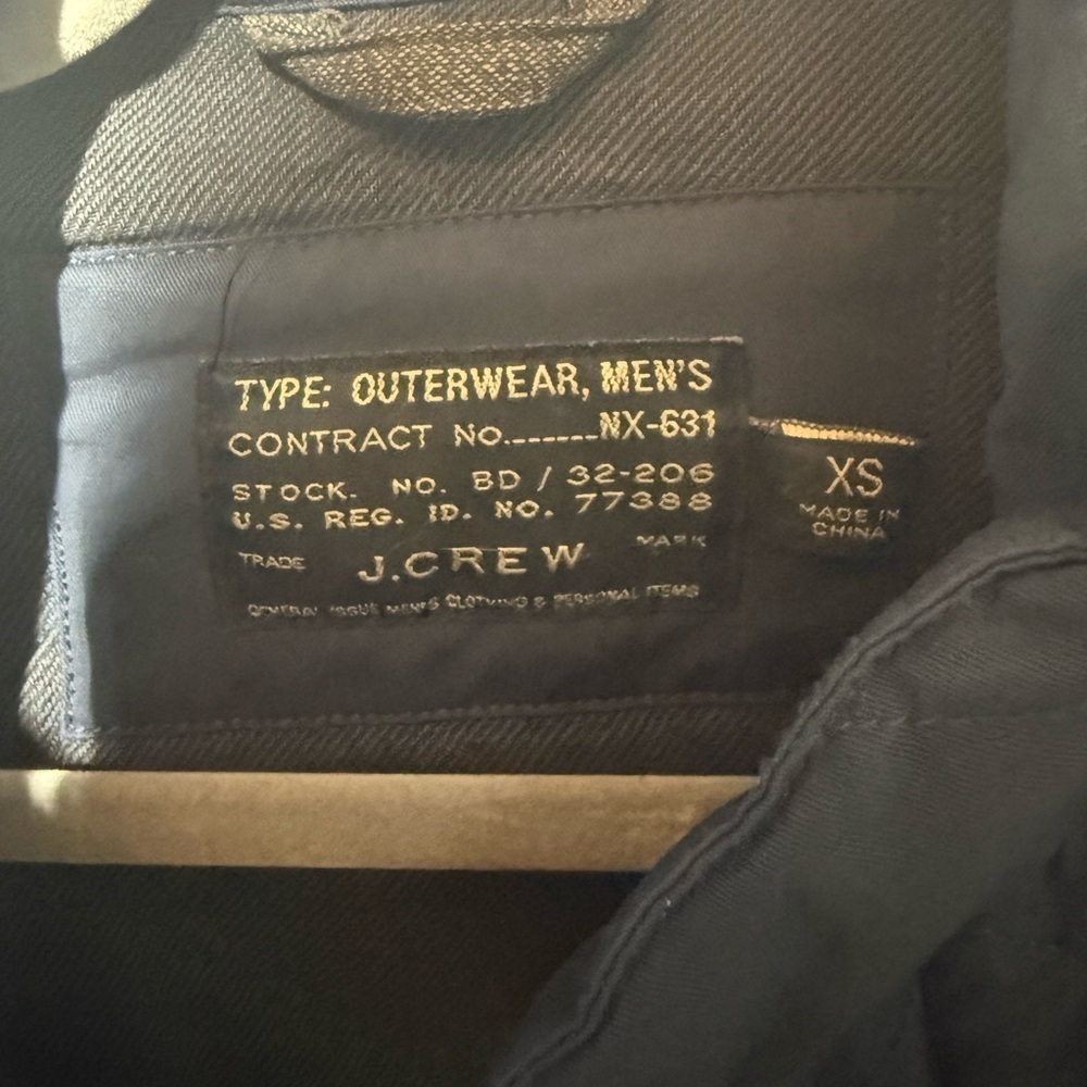 Men's J. Crew Sussex 631 Primaloft Quilted Navy Jacket, Size XS - Picture 9 of 10